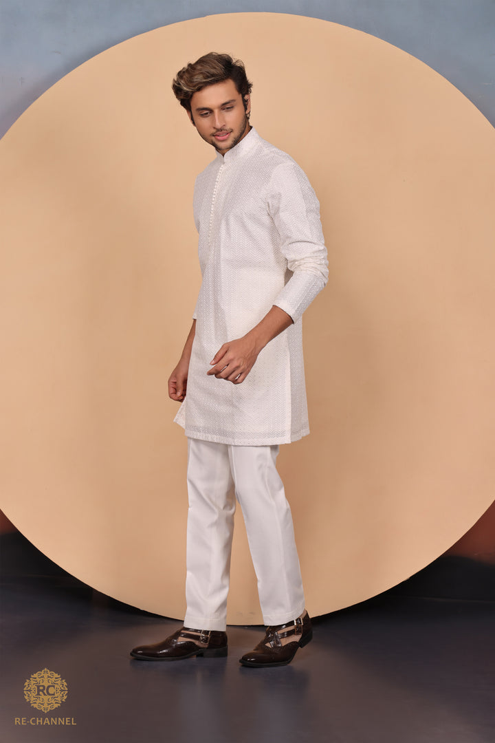 Off white Kurta Set