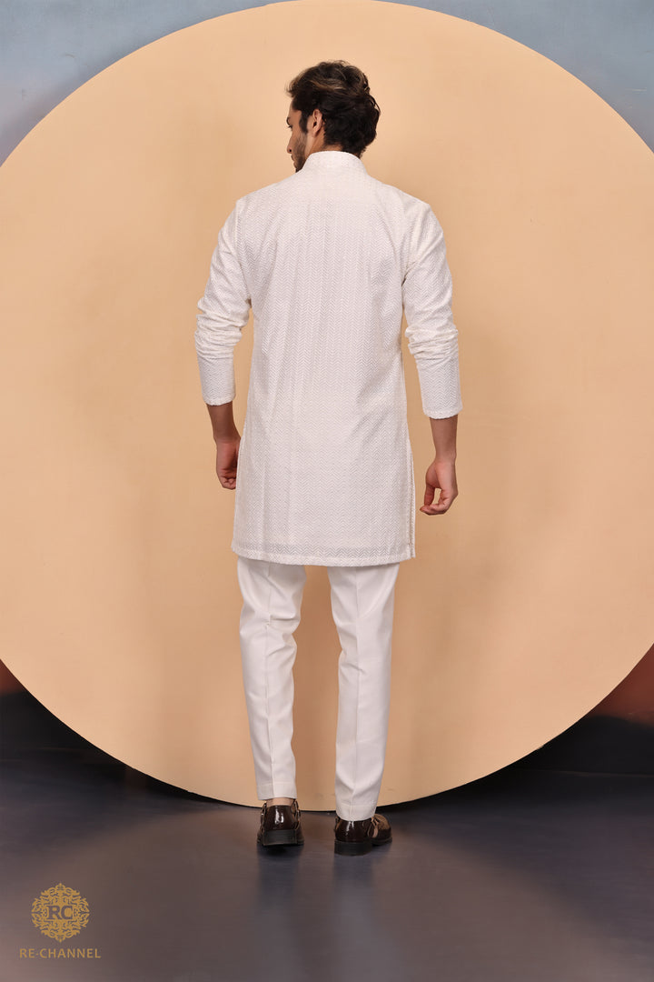 Off white Kurta Set