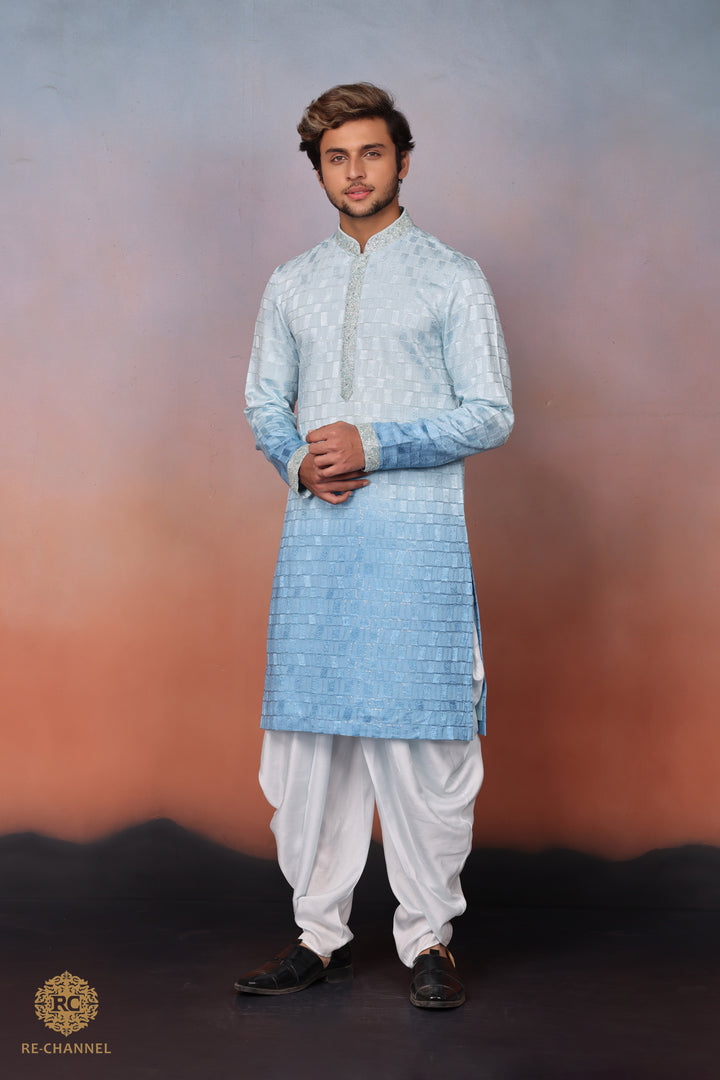 Ombre Blue Kurta set