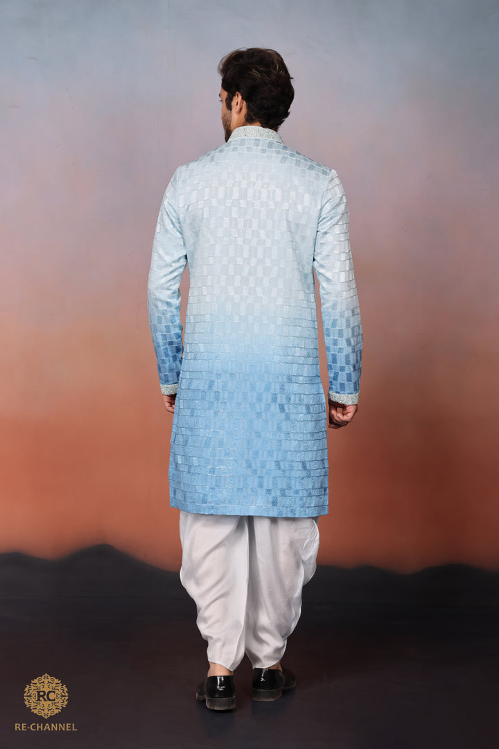 Ombre Blue Kurta set
