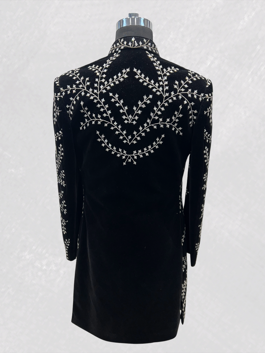 Black Embellished Indo-Western