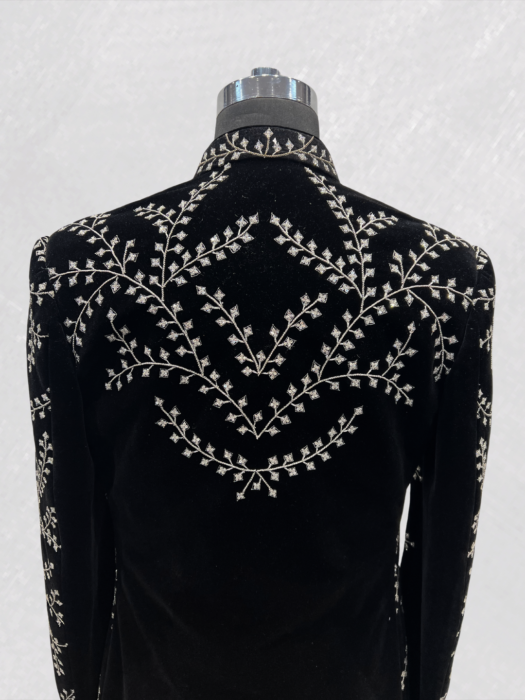 Black Embellished Indo-Western