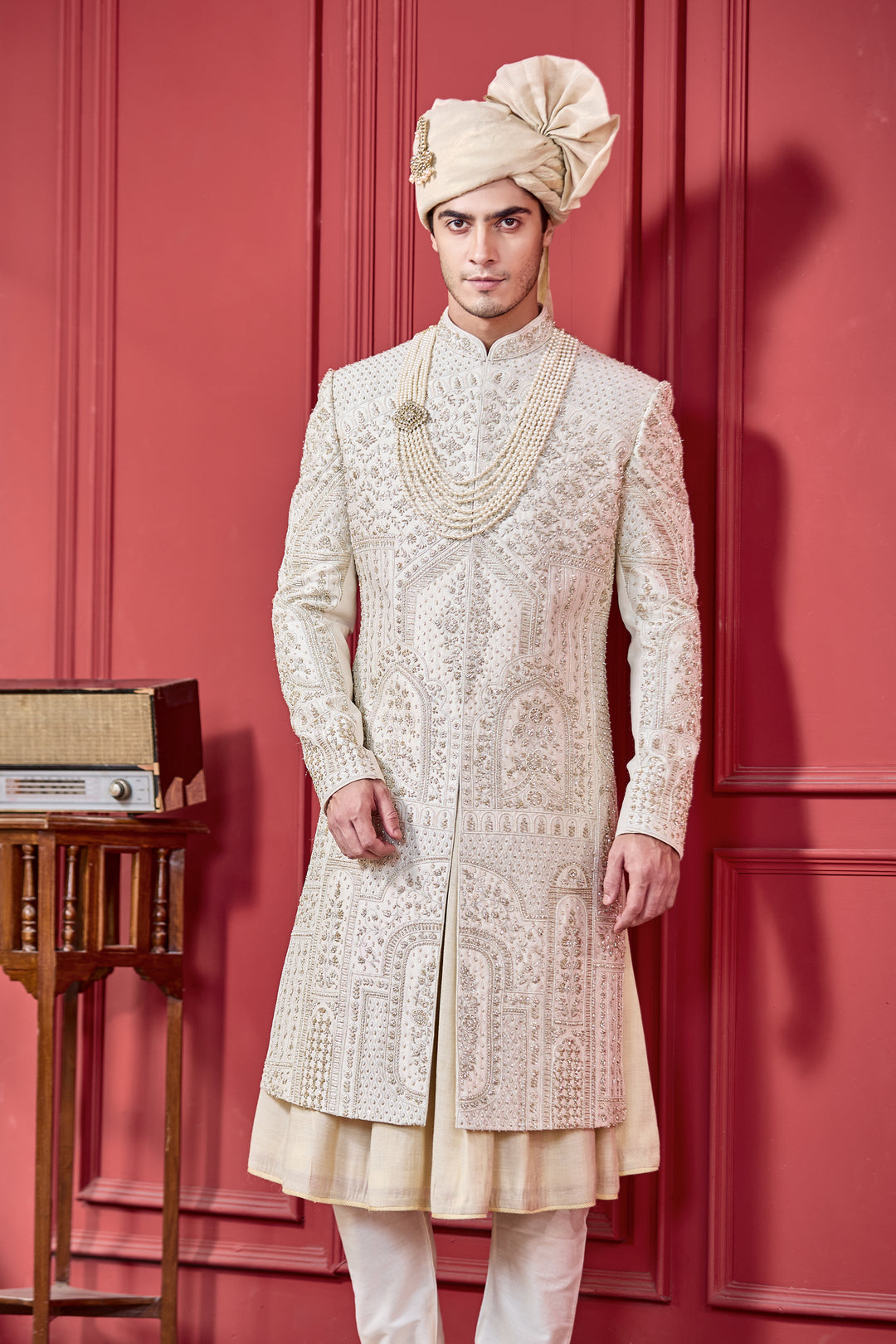 Opulent Gold Sherwani Set