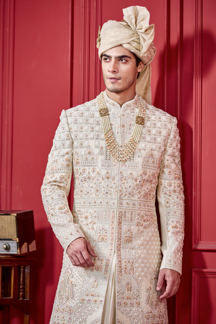 Golden Whispers Sherwani Set