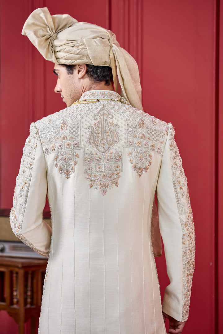 Golden Whispers Sherwani Set