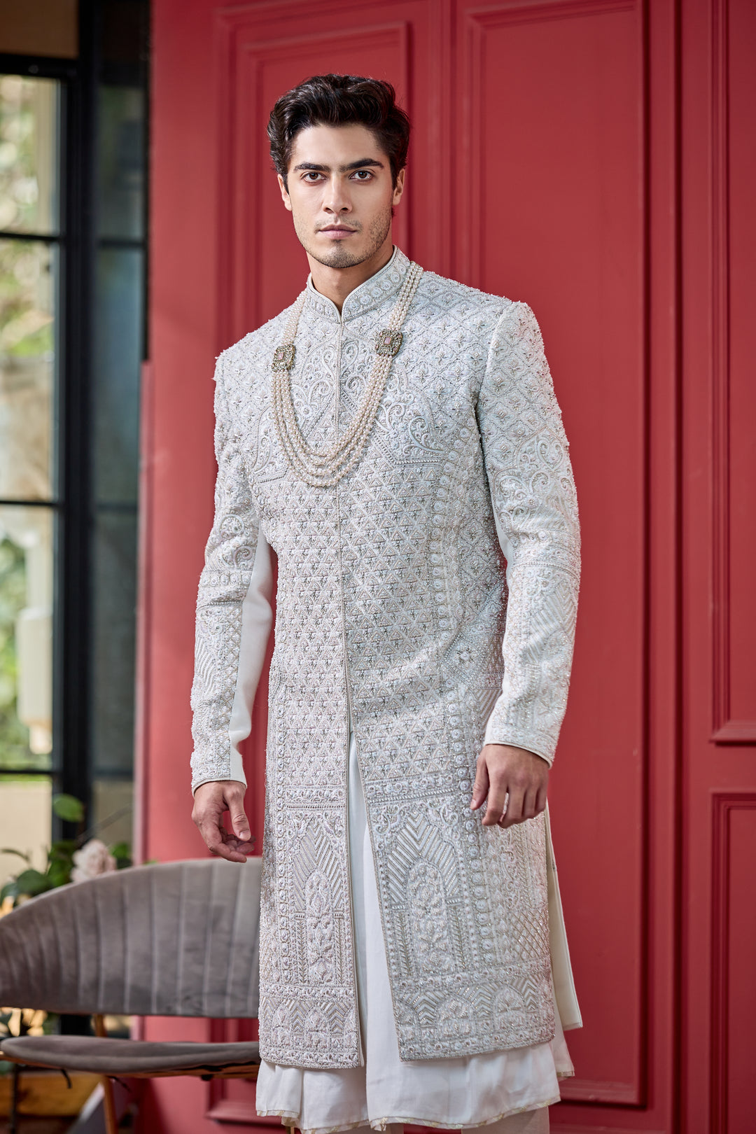 Timeless Ivory Classic Sherwani