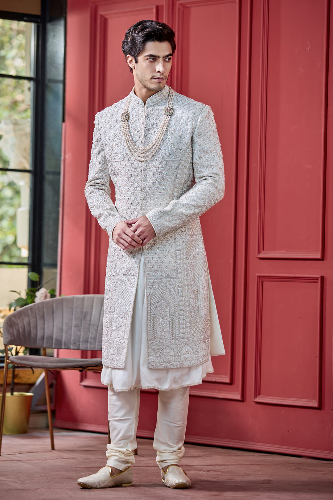 Timeless Ivory Classic Sherwani
