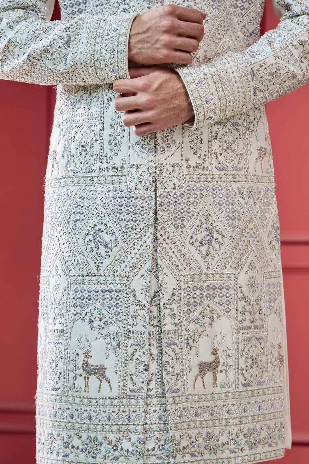Frosted Fawn Sherwani Set