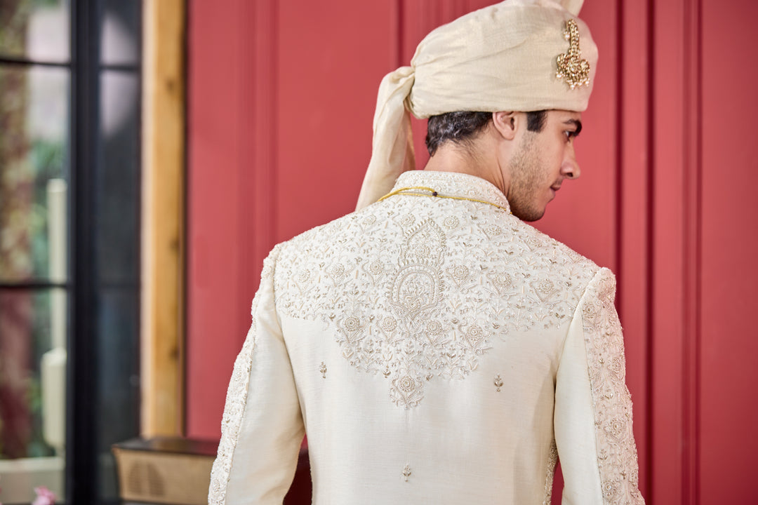 Golden Splendor Sherwani Set