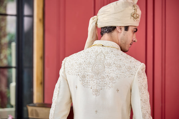 Golden Splendor Sherwani Set