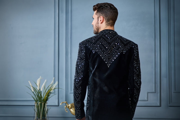 Midnight Regalia Indo-Western Set