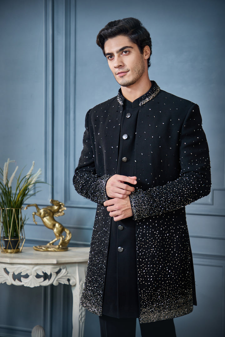Black Radiance Indo-Western Set