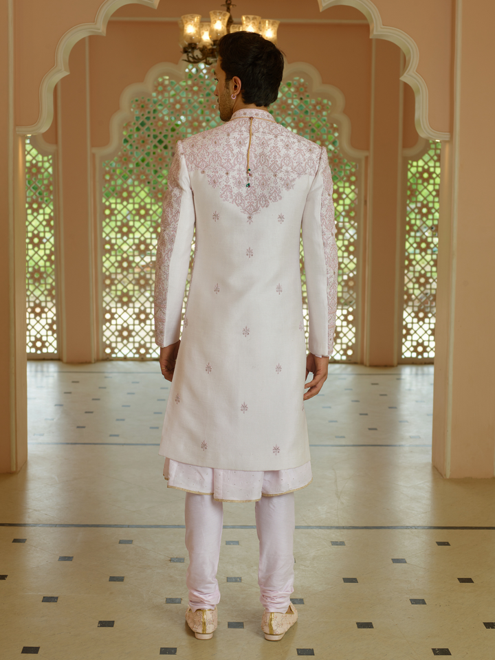 Radiant Blush Pink Sherwani