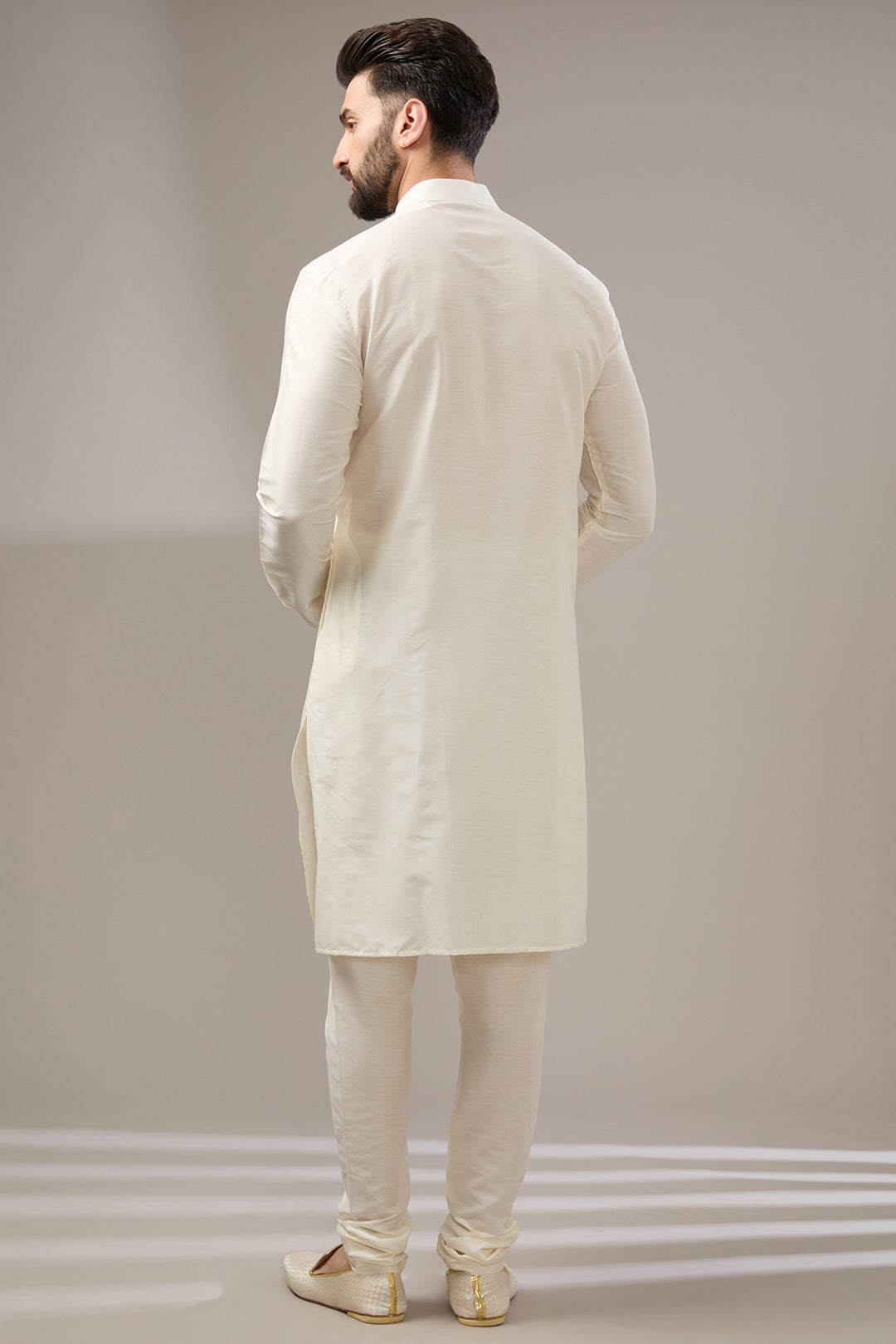 Pink Hue Ivory Sherwani