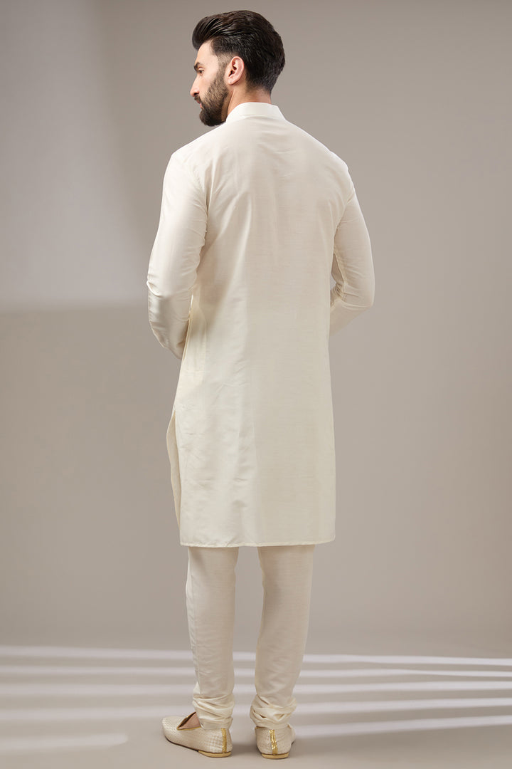 Pink Hue Ivory Sherwani
