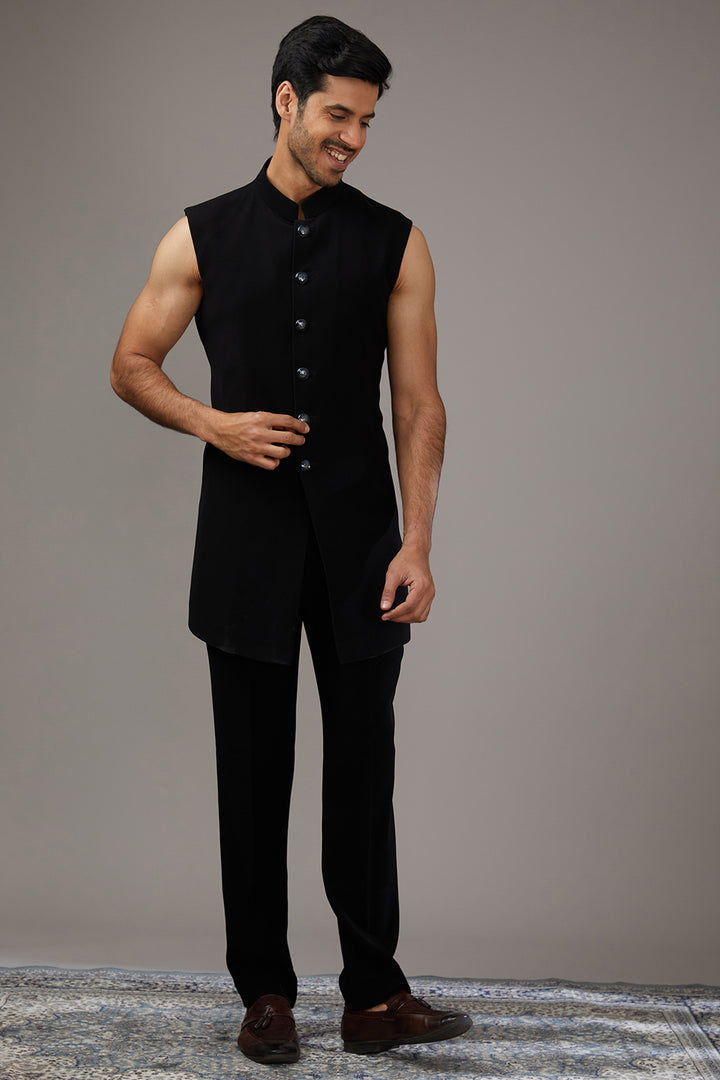 Starry Black Indo-Western Set