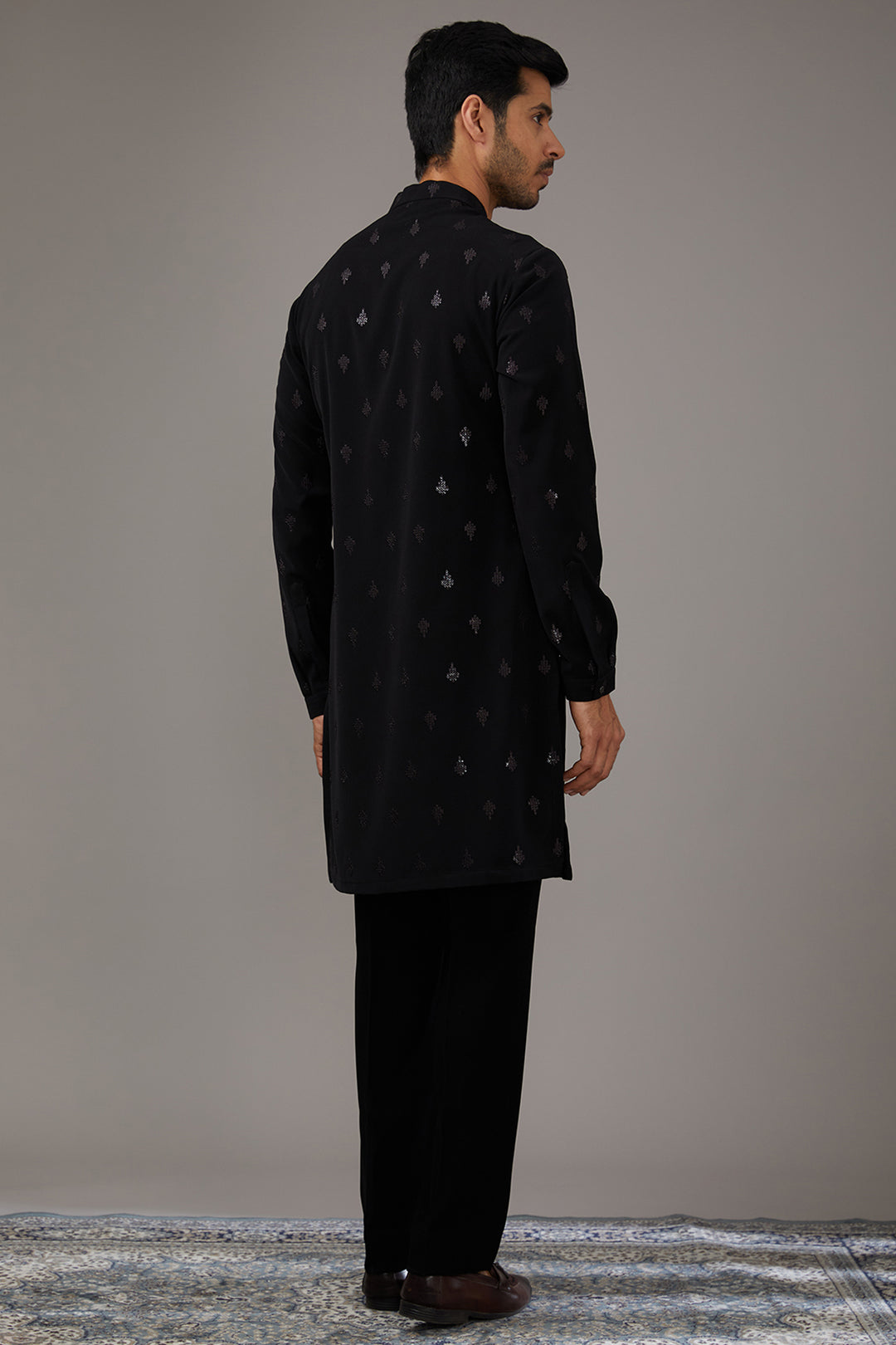 Regal Velvet Indo-Western Set