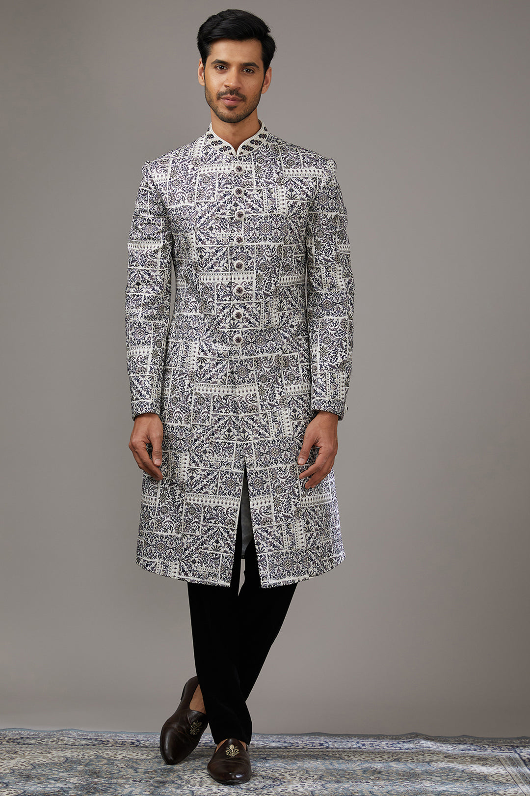 Arctic Breeze Sherwani Set