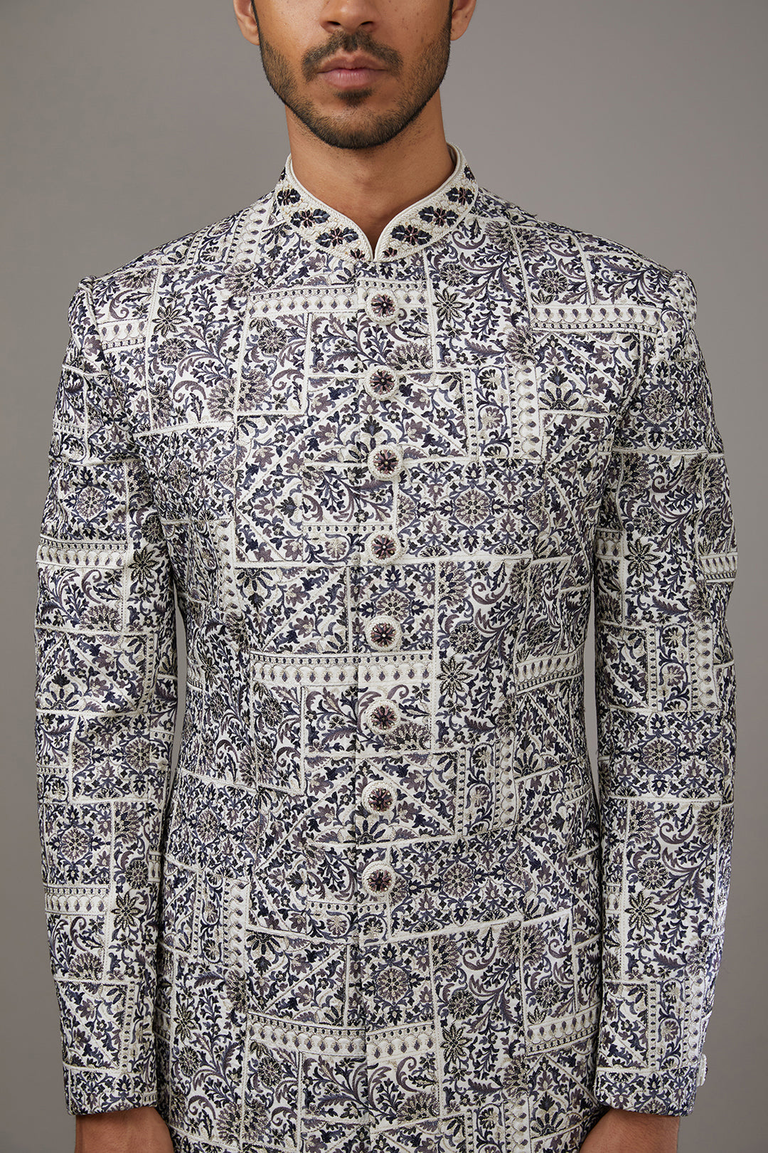 Arctic Breeze Sherwani Set