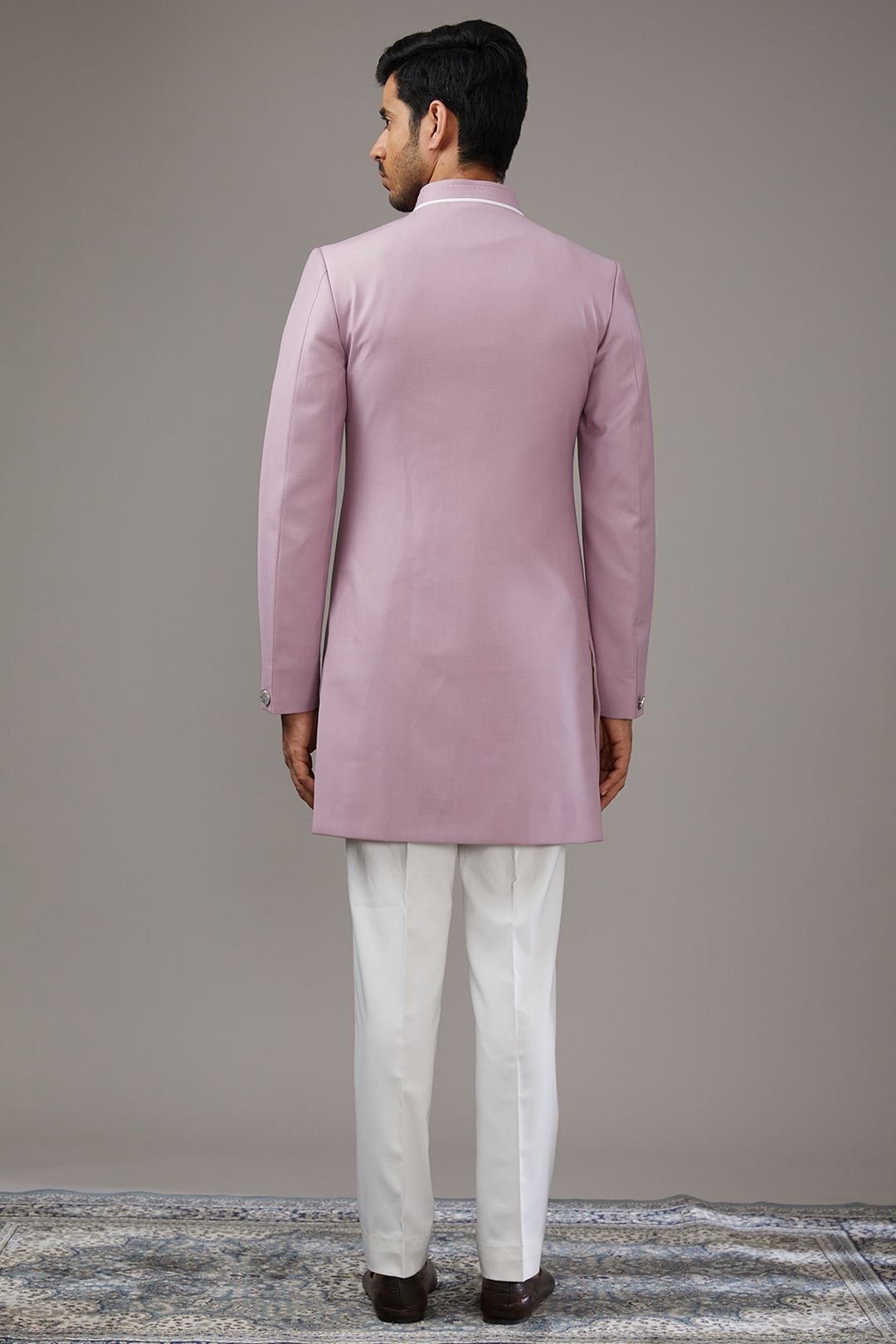 Classic Lilac Indo-Western Set