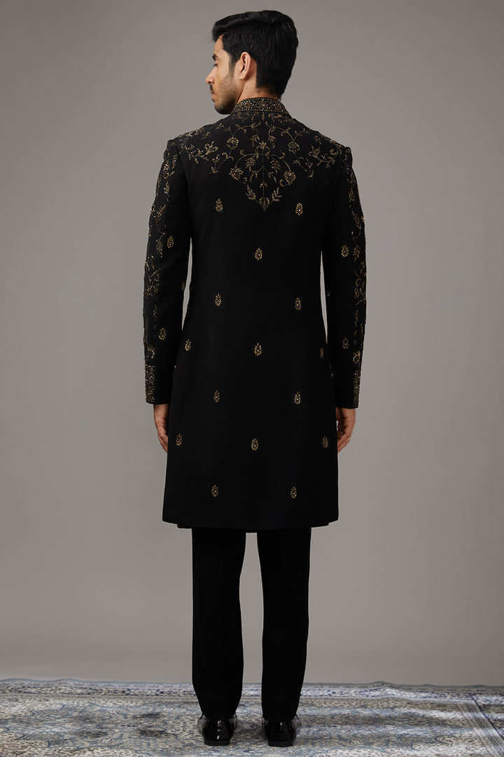 Midnight Gilded Indo-Western Set