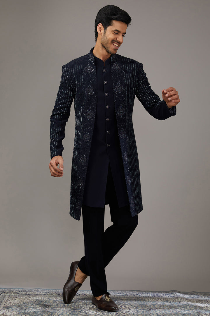 Midnight Opulence Indo-Western Set