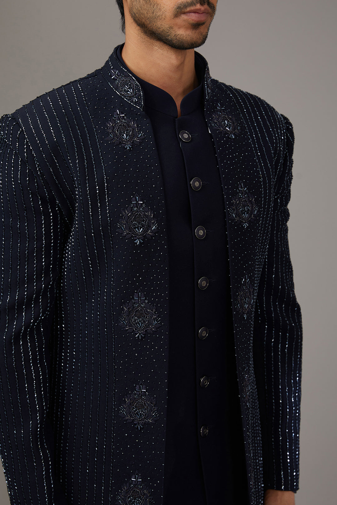 Midnight Opulence Indo-Western Set
