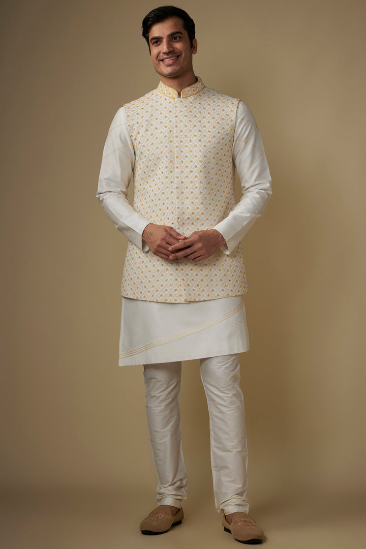 Soft Bloom Bundi Kurta Set