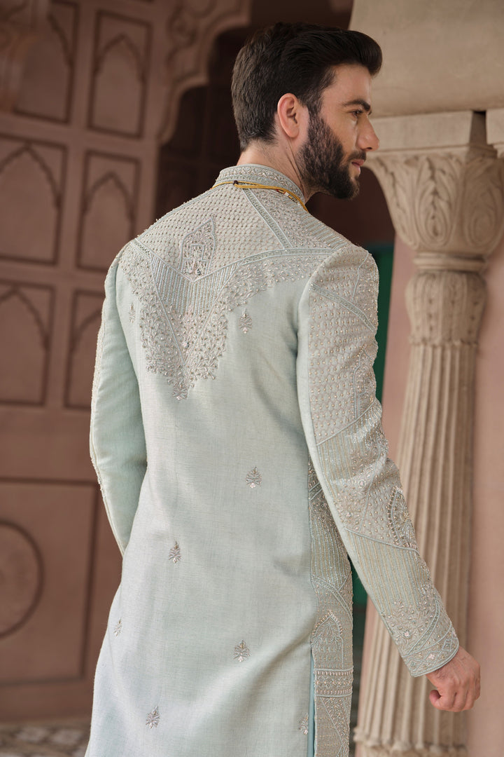 Sage Whispered Elegance Sherwan