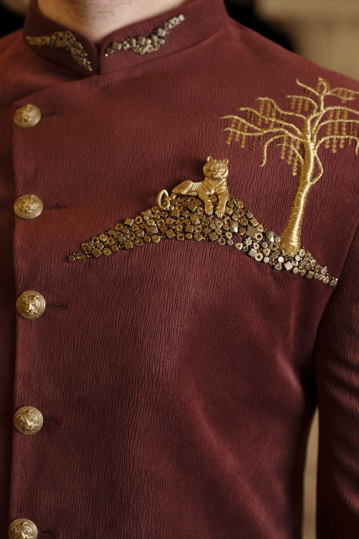 Deep Ember Tiger Jodhpuri