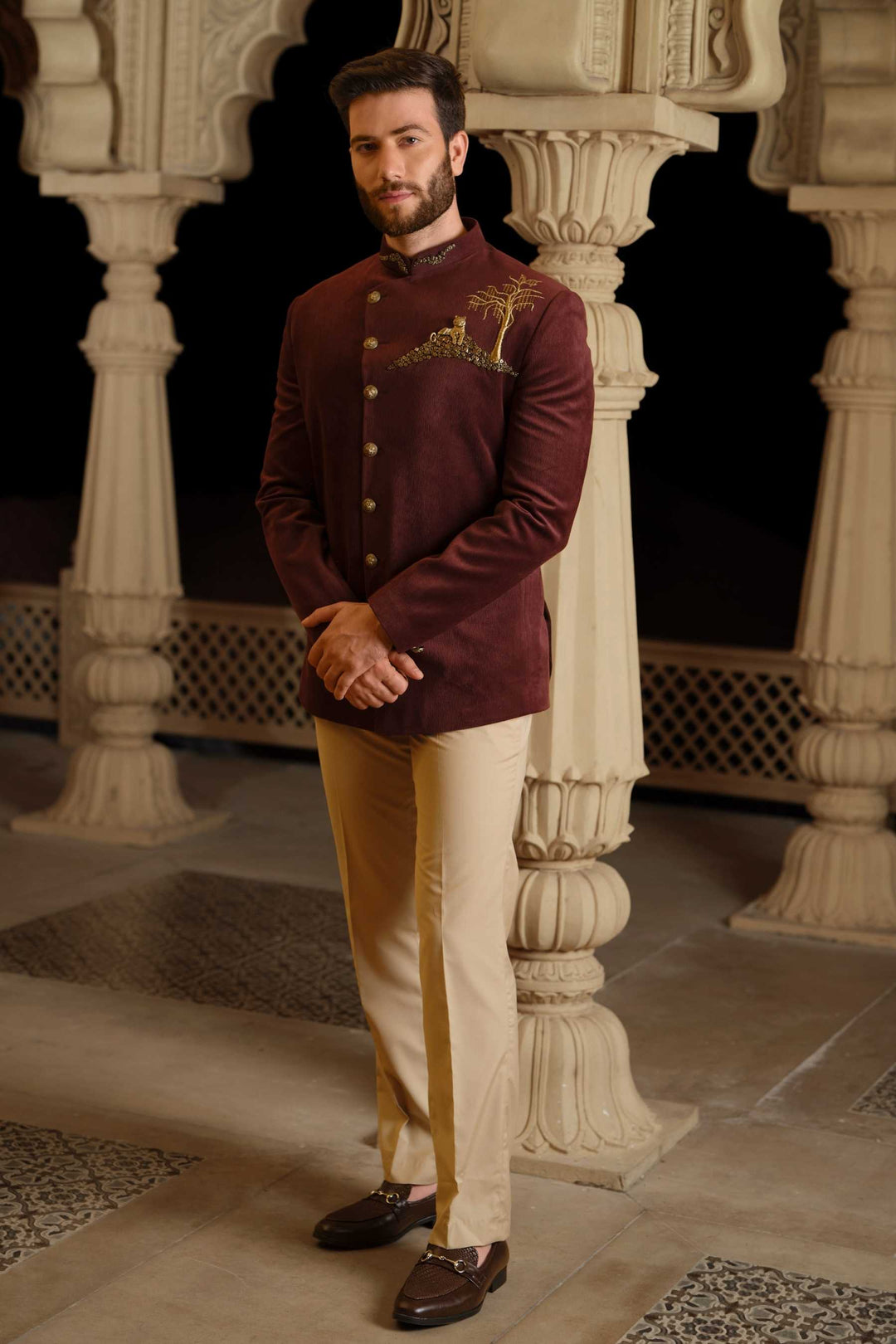 Deep Ember Tiger Jodhpuri