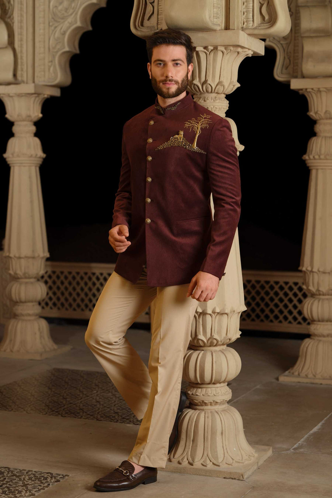 Deep Ember Tiger Jodhpuri