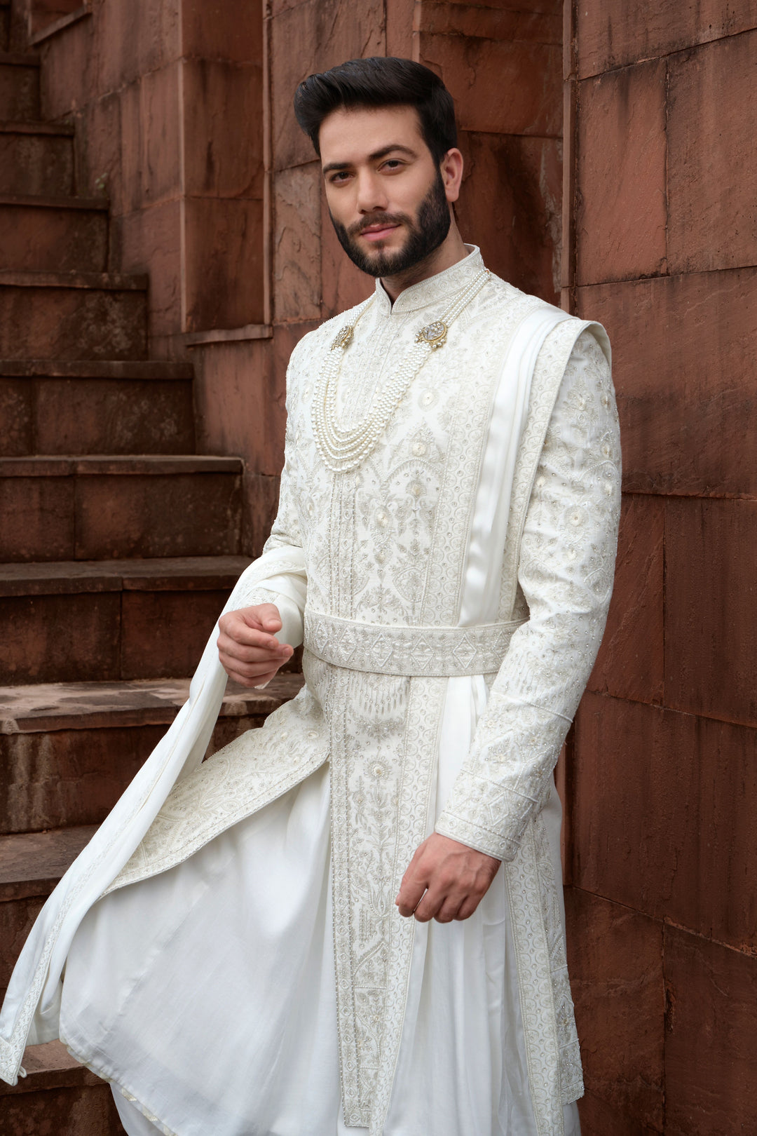 Ivory Regal Essence Sherwani