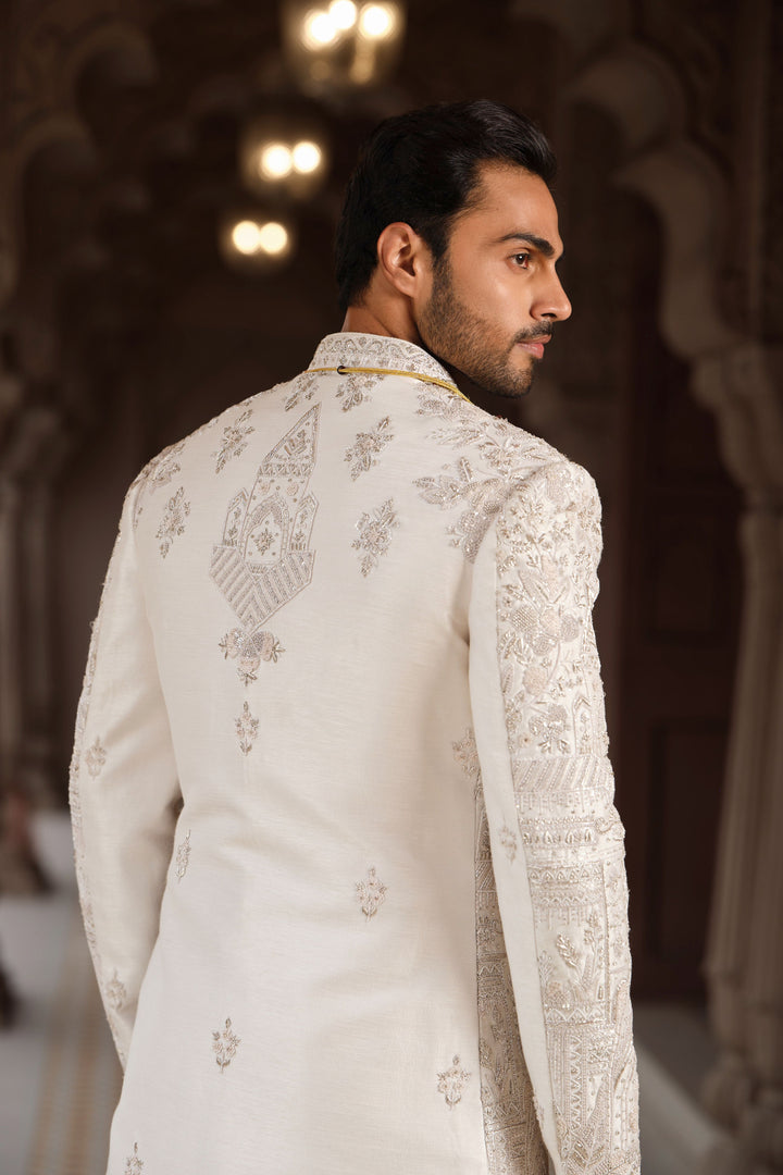Powder Bloom Opulence Sherwani