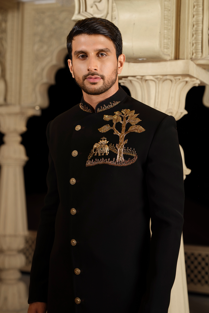 Noir Heritage Elephant Indo-Western