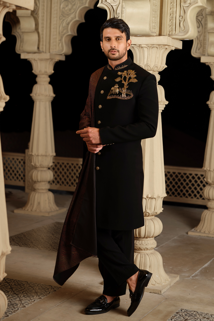 Noir Heritage Elephant Indo-Western