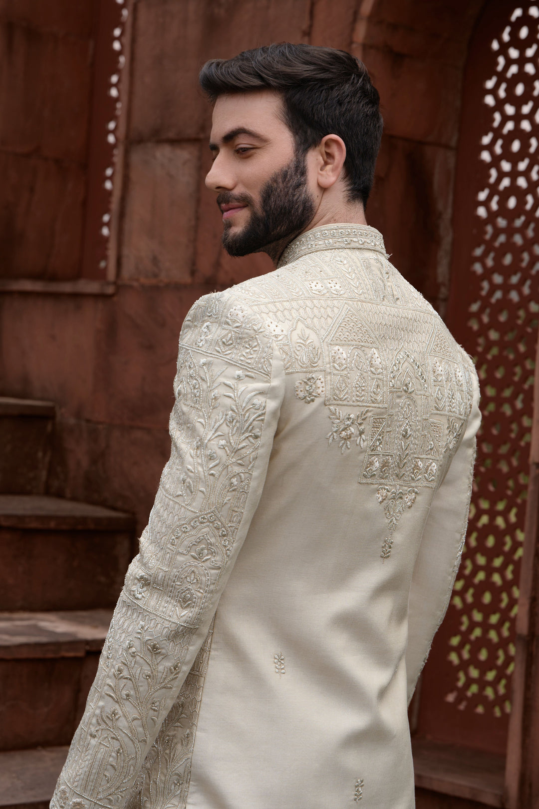Gilded Tissue Craft Sherwani