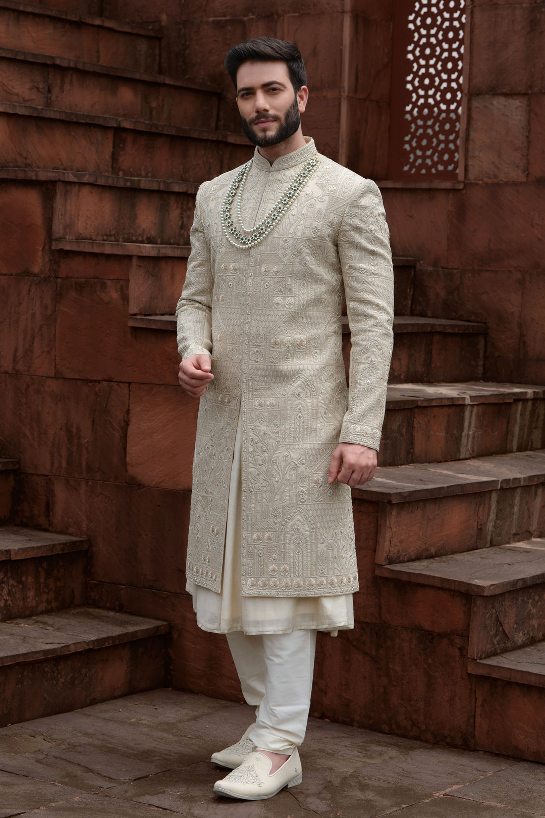 Gilded Tissue Craft Sherwani