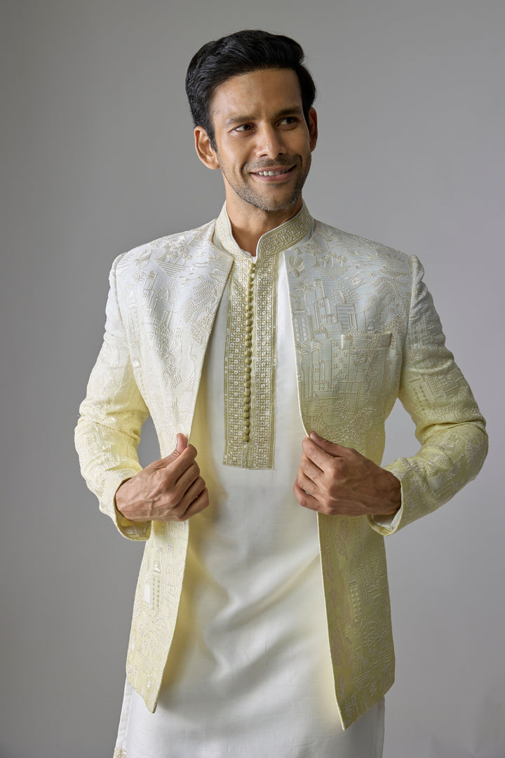 Verdant Thread Matrix Indo-Western