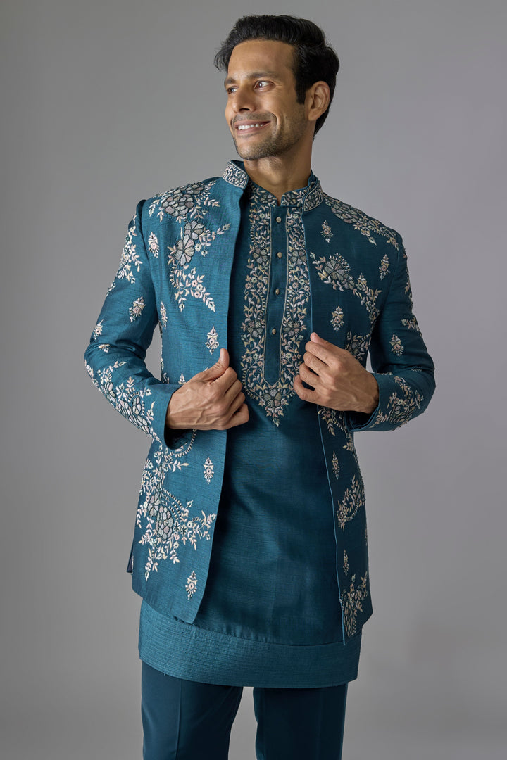 Osik Blue Pearl Indo-Western