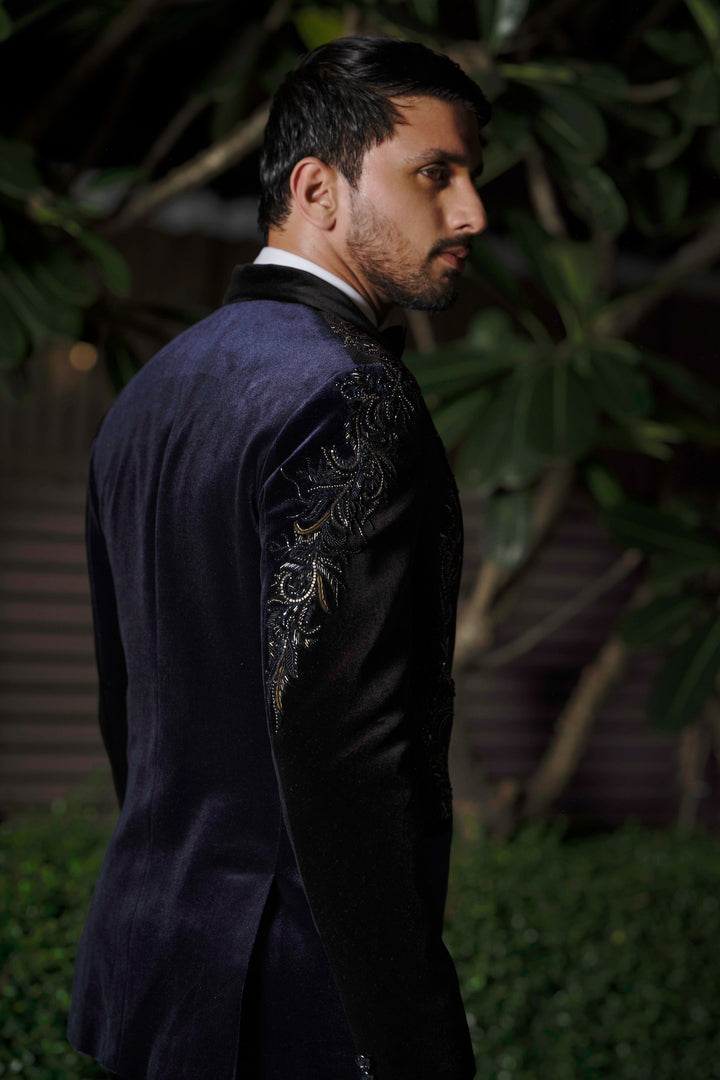 Noir Sculpted Metal Suit