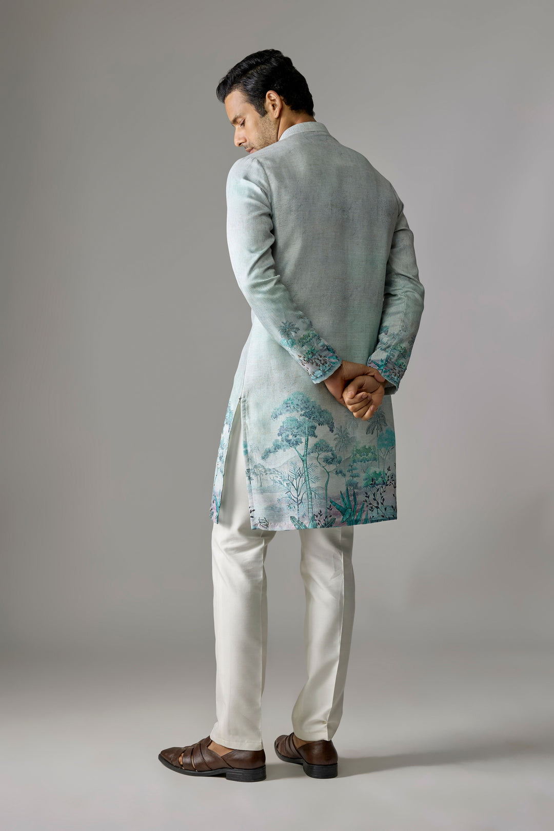 Sea Green Embellished Kurta Set