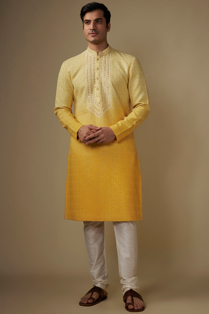 Mellow Ombre Kurta Set