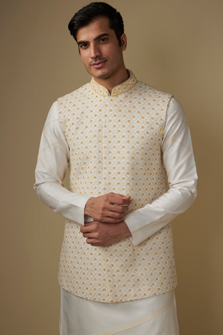 Soft Bloom Bundi Kurta Set