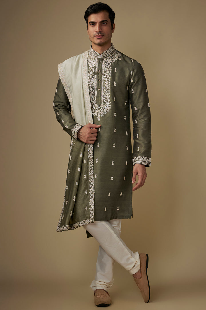 Sage Grace Kurta & Dupatta Set