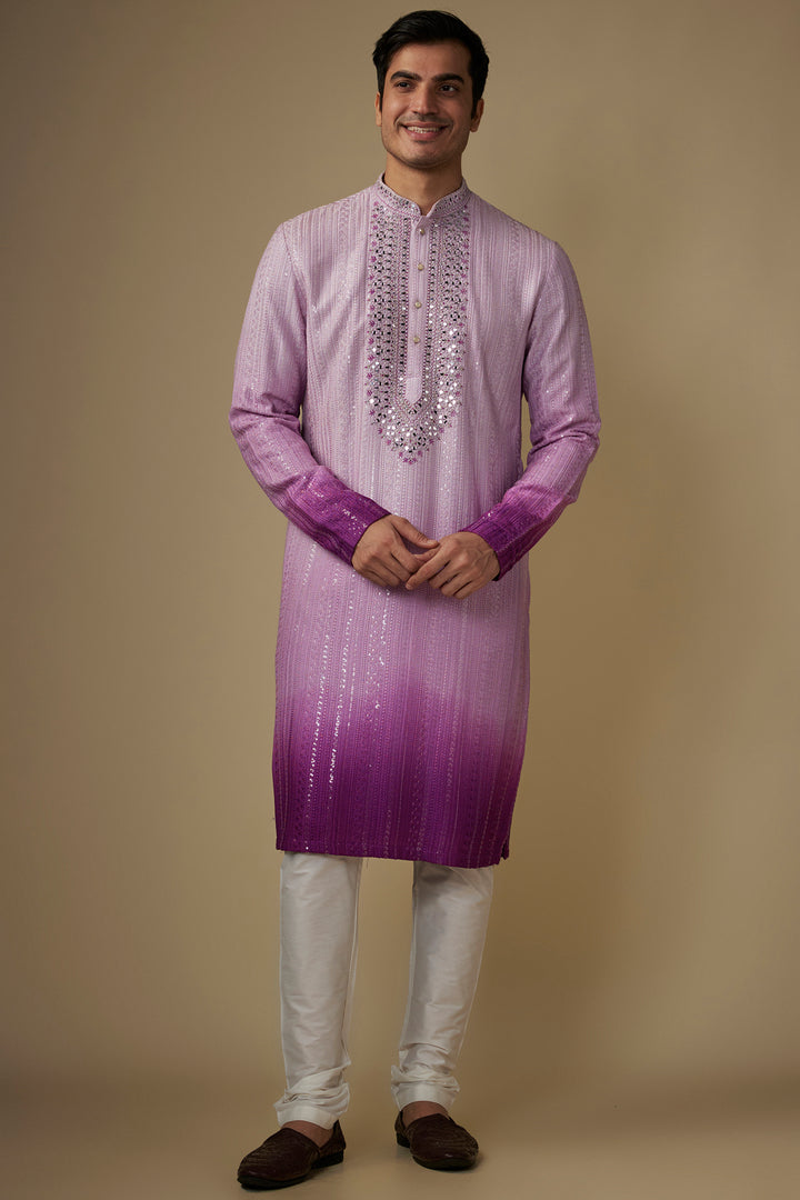 Purple Mirage Kurta Set