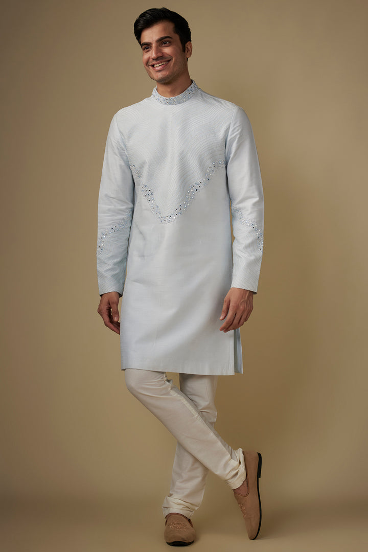 Blue Gleam Kurta Set