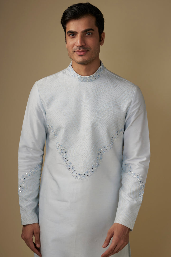 Blue Gleam Kurta Set