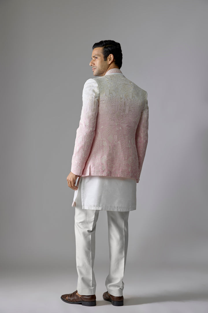 Ombre Thread Sculpt Indo-Western