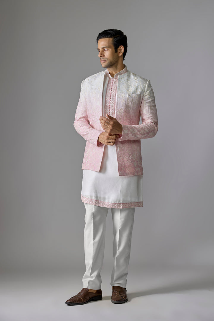 Ombre Thread Sculpt Indo-Western